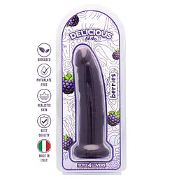 Фалоімітатор з ароматом ожини Toyz4lovers Delicious Dildo Berries, 19.5 см - мініатюра 6