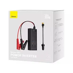 Автомобільний інвертор Baseus IGBT Power Inverter 300W (110V US/JP ) Black (CGNB010001) - мініатюра 2