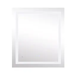 Дзеркало Lidz Kubis 700x800 з LED-підсвічуванням Touch, з антизапотіванням, з диммером яскравості Reverse LD78LF9048070 - мініатюра 4