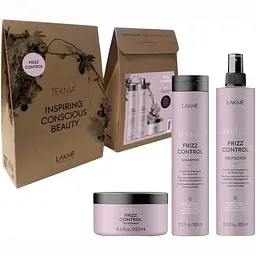Набір для неслухняного або кучерявого волосся Lakme Teknia Frizz Control: шампунь 300 мл + спрей 300 мл + маска 250 мл - мініатюра 5
