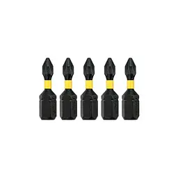Набір біт DeWALT IMPACT TORSION, ударні, Philips, Ph2, L=25 мм, 5 шт (DT7994T) - мініатюра 3