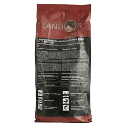 Сухий корм для кошенят Landor качка з рисом 2 кг - мініатюра 3