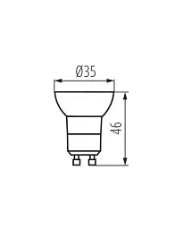 Світлодіодна лампочка Kanlux 33081 Remi GU10 1x2.2W 3000K 165Lm IP20 - мініатюра 2