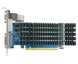 Відеокарта GeForce GT710 Asus 2Gb GDDR5 64-bit VGA/DVI-D/HDMI 954/5012 MHz Silent Low Profile (GT710-SL-2GD5-BRK-EVO) - мініатюра 2