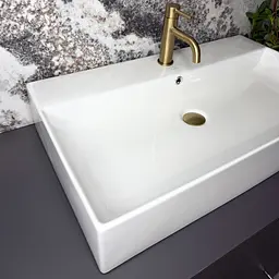 Умивальник VBI Rutino підвісний 81x46 см white VBI-017603 - мініатюра 5