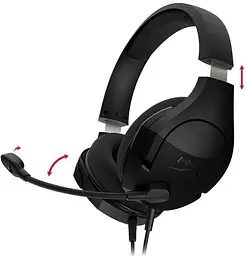 Гарнітура ігрова HyperX Cloud Stinger Core 3.5 мм Black (HX-HSCSC2-BK/WW) - мініатюра 8