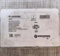 Клапан Giacomini R156X004 тиходовий термостатичний змішувальний 3/4" 30412 - мініатюра 6