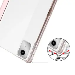 Чохол-книжка BeCover Soft Edge з кріпленням для стілусу для Lenovo Tab M11 -2024 TB-TB330FU/Xiaoxin Pad 11 -2024 11" Pink (712543) - мініатюра 3