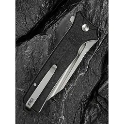 Ніж складаний туристичний Civivi Neurohaptic, (9.5 см) Nitro-V / G10 чорний - мініатюра 14
