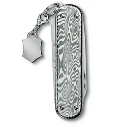 Ніж Victorinox Classic Brilliant Damast 58мм,5функ,дамаск + брелок-лого - мініатюра 3