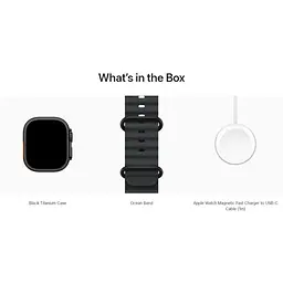 Смарт-годинник Apple Watch Ultra 2 49mm Black Titanium Case with Black Ocean Band (MX4P3) [114880] - мініатюра 4
