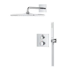Душева система прихованого монтажу Grohe Grohtherm із Rainshower Mono 310 Cube 34870000, Хром - мініатюра 3