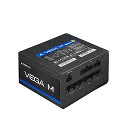 Блок живлення Chieftec Vega M (850W), >90%, 80+ Gold, 135мм FDB, 1xMB 24pin(20+4), 2xCPU 8pin(4+4), 3xMolex, 6xSATA, 4xPCIe 8pin(6+2), 1xPCIe GEN5 16pin, Fully Modular - мініатюра 5