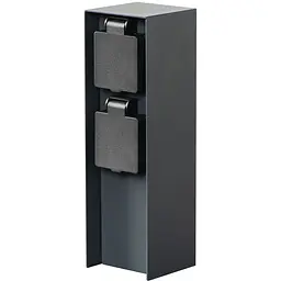 Стовпчик парковий Kanlux Dasto 2SOC FR B із розетками (36585)