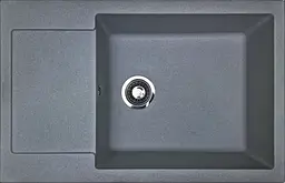 Кухонна мийка Adamant GENERAL сіра 775x495x200 мм, з крилом 77,5 см