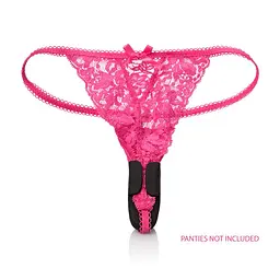 Вібратор для клітора CalExotics Remote Petite Panty Teaser 9.5 см чорний - мініатюра 4