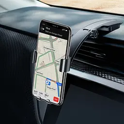 Тримач в машину Baseus Metal Age Gravity Car Mount Connecting Rod Type червоний (22710) - мініатюра 3
