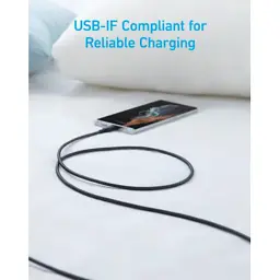 Кабель для передачи данных Anker 322 USB 2.0 AM to USB-C 0.9 m Black (A81H5G11) - миниатюра 5