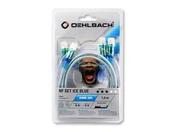 Межблочный кабель 2RCA-2RCA Oehlbach Ice Blue 100 1 м - мініатюра 2