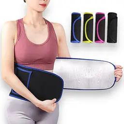 Пояс для схуднення Sweat Belt RD-1666 з кишенею для телефону неопреновий стягуючий пояс - сауна для фітнесу та спорту - мініатюра 7
