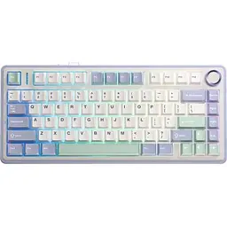 Клавіатура Aula F75 Gasket Greywood V3 switch Hot-Swap PBT Wireless/Bluetooth/USB White (6948391208640)