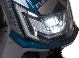 Електроскутер Двомісний Corso FLASHX (1200W 72V/23Ah LiFePO₄) Чорний - мініатюра 5