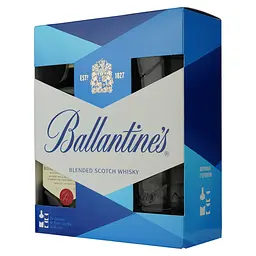 Уцінка. Набір Віскі Ballantine's Finest 40% 0.7 л + 2 келихи (732960)  - мініатюра 2