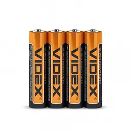 Батарейка сольова Videx R03P/AAA SHRINK поштучно