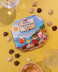 Шоколадні цукерки Trumpf Edle Tropfen in Nuss Aperitivo Italiano з лікерами 250г - мініатюра 3