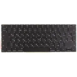 Клавіатура для ноутбука APPLE MacBook Pro 13 A1708 (EMC 2978) чорна, без фрейму (KB315383)