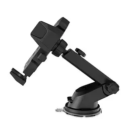 Автотримач XO C76 Car holder with sucker plate Чорний - мініатюра 3