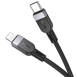 Дата кабель Hoco X109 Energy silicone Type-C to Lightning (3m) Black - мініатюра 3