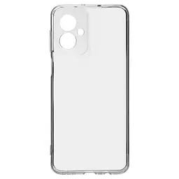Прозрачный чехол для Motorola G55 5G с защитой камеры, тонкий, силиконовый, бесцветный, ударопрочный, противоударный бампер с закрытой камерой, ArmorStandart (ARM81195)