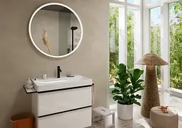 Змішувач для умивальника Hansgrohe Tecturis S EcoSmart+ без донного клапана matt black 73311670 - мініатюра 2