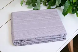 Турецьке вафельне покривало First Choice Sole 220x240 см Lilac - мініатюра 4