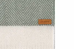 Плед Ardesto Leonardo Bianco 140x200 см 100% вовна зелений pbe0050451 - мініатюра 5