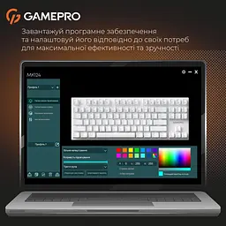 Клавіатура GamePro Genesis Joker 87% Red switches (MK124W) - мініатюра 14