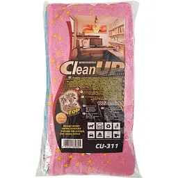Серветка CleanUp CU-311 мікрофібра універсальна 25x25 см 11 шт. (km-9705) - мініатюра 2