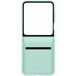 Шкіряний чохол Leather Case (AAA) для Samsung Galaxy Z Flip6 Turquoise - мініатюра 6