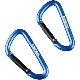 Брелок-карабін Munkees 3205 D 5х50 мм пара Dark Blue (1012-3205-DB)