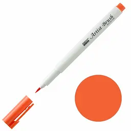 Маркер-пензель Artist Brush Оранжевий яскравий 1100 Marvy