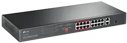 Комутатор TL-SL1218P 16xFE (16xPoE), 2xSFP, 150Вт, Некерований TP-Link teh0018150 - мініатюра 3