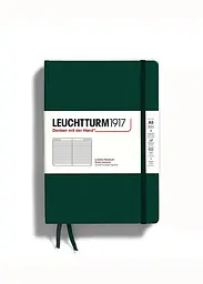 Блокнот Leuchtturm1917, Середній, Forest Green, Лінія (367256)
