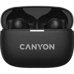 Навушники Canyon TWS headset OnGo TWS-10 ANC+ENC Black (CNS-TWS10B) - мініатюра 3