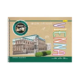 Скетчбук Апельсин Крафт Vienna СБК-А4-32 А4, 32 аркуша