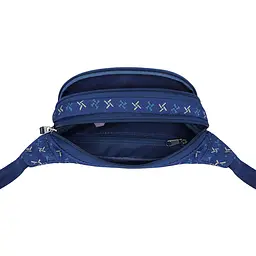 Сумка-бананка Bagland Bella 2 л сублімація 463 синя (00202664) - мініатюра 4