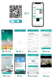 Вулична IP Wi-Fi PTZ-D4 камера спостереження Відеоспостереження Купольна Поворотна IP66 біло-чорна - мініатюра 5