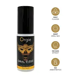 Спрей для глибокого мінету Orgie – Oral Ease Deepthroat (15 мл), м’ятний, без анестетиків - мініатюра 3