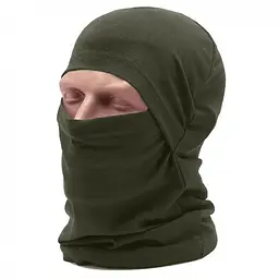 Балаклава 100% бавовна олива, one size