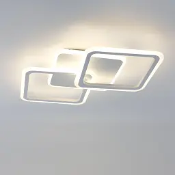Cвітлодіодна люстра MOKA 3S 62 Вт 550x310x72 мм Біла ESLLSE